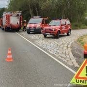 Verkehrsunfall B62 Bad Salzungen Richtung Ettmarshausen