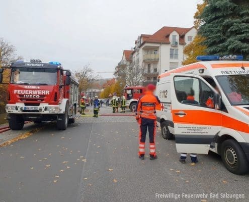 Einsatzübung Charlottenhall, Bad Salzungen