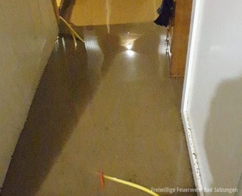 Unwetter über Bad Salzungen und Ortsteilen, Feuerwehren im Dauereinsatz!