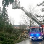 Feuerwehreinsätze Sturm "Sabine" in Bad Salzungen