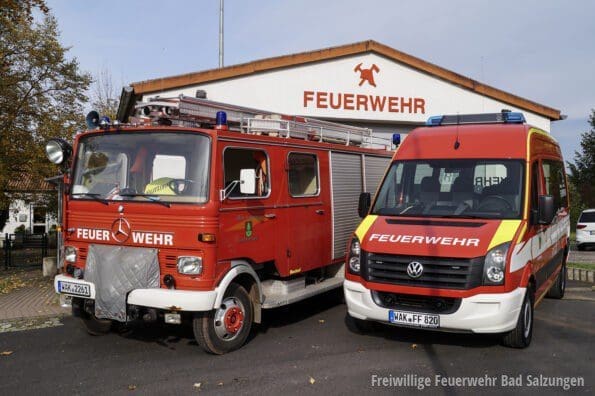 LF8 und MTW der Freiwilligen Feuerwehr Oberrohn