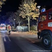 Verkehrsunfall in der Werrastraße | Feuerwehr Bad Salzungen