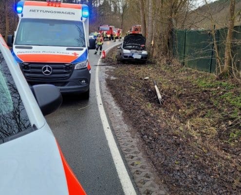 Verkehrsunfall in Bad Salzungen/ Kloster
